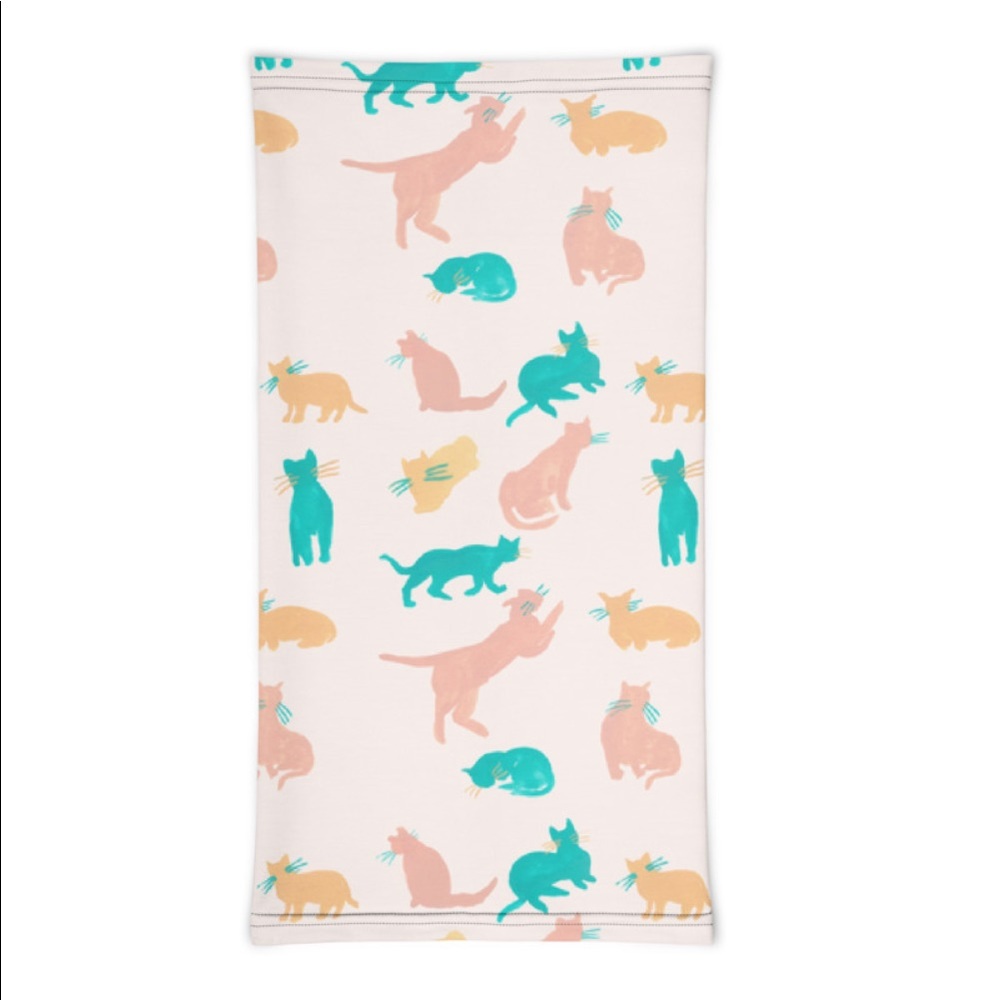 Cat pattern face covering/face wrap - Picture 2 of 3
